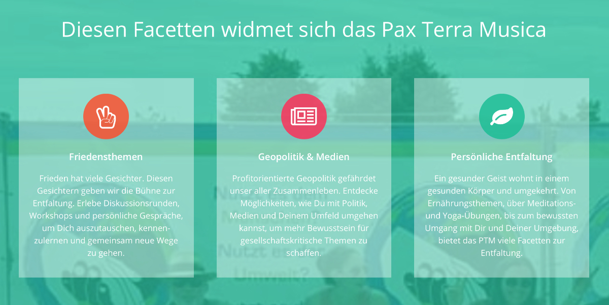 Facetten des Pax Terra Musica