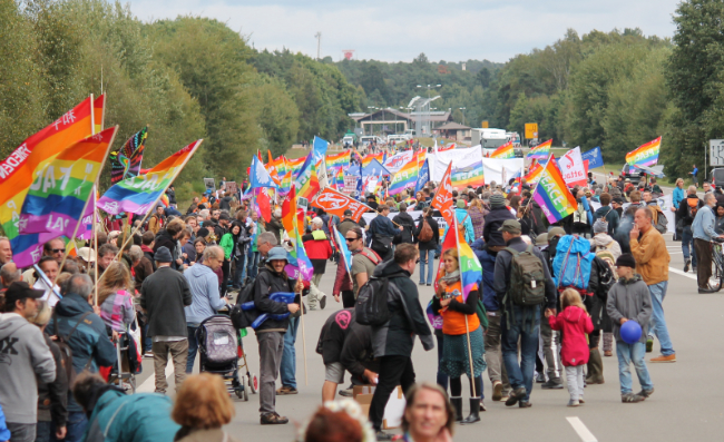 Friedensdemonstration in Ramstein 2017