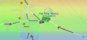 Anfahrtsplan Pax Terra Musica