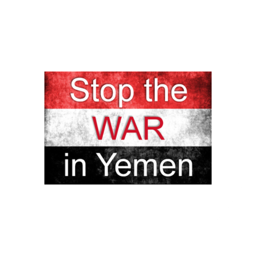 Stop War in Yemen Pax Terra Musica Ausstellung für Frieden und Aufklaerung