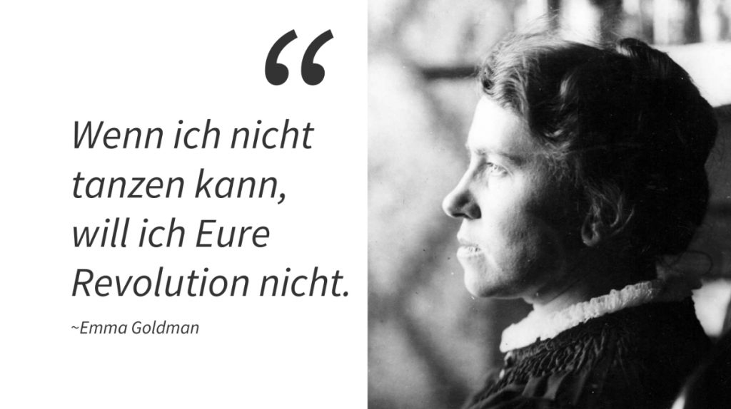 Emma Goldman_Wenn ich nicht tanzen kann