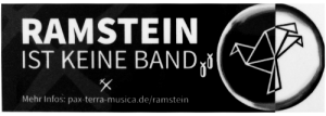 Sticker-Ramstein-ist-keine-Band