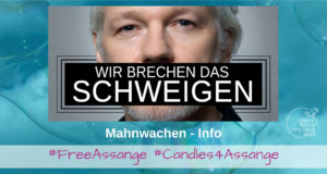 Assange Mahnwachen in Deutschland